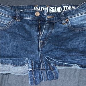Volcom brand jean shorts